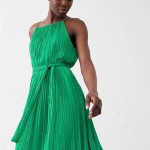 Banana Republic Factory Vibrant Green Midi Dress